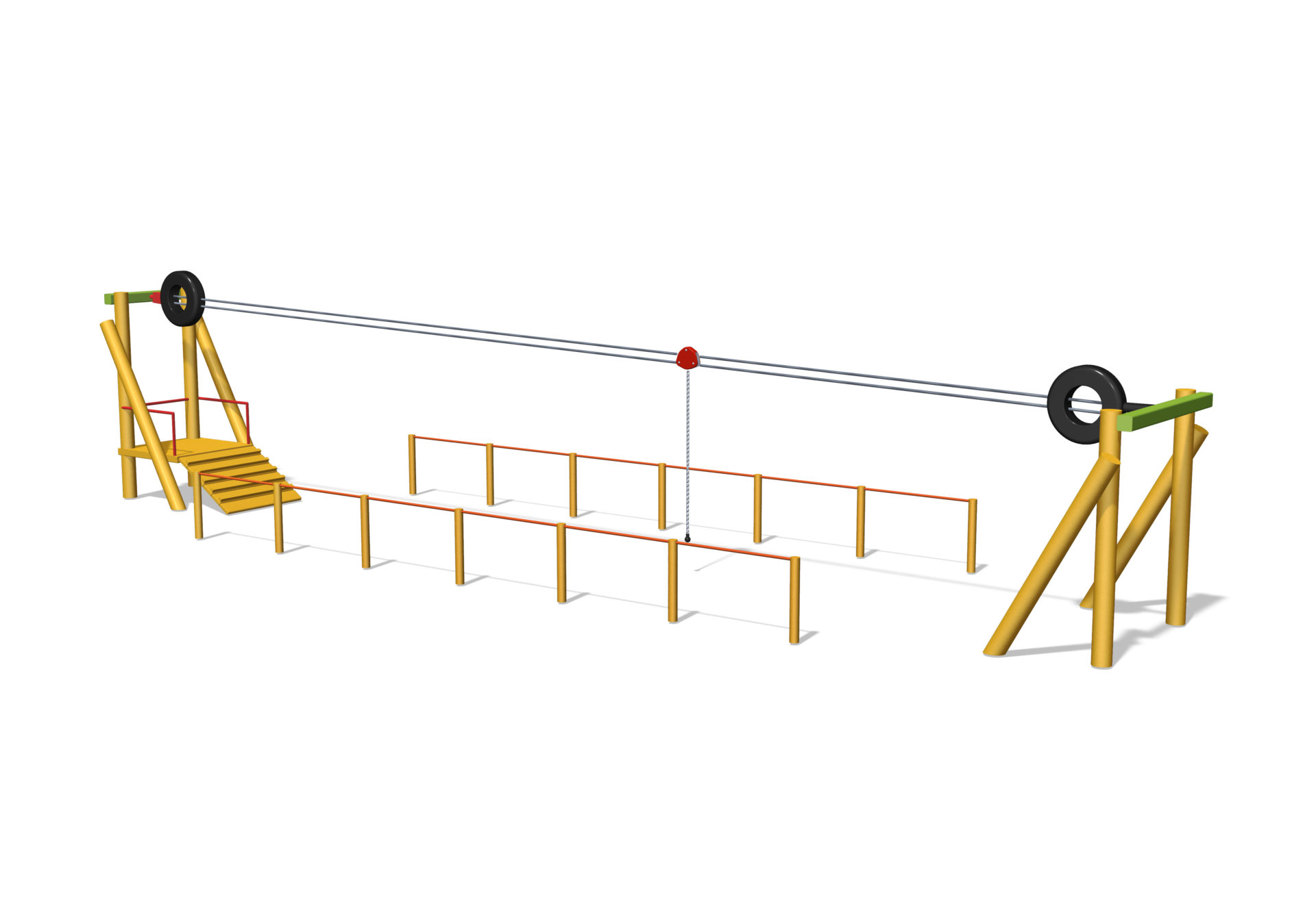 Ot1 Tr 3031 ターザンロープdw製 L 15 5m 大久保体器株式会社